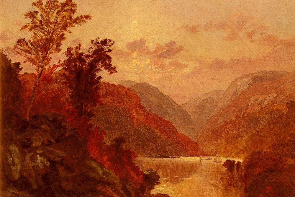 Jasper Francis Cropsey In The Highlands Of The Hudson